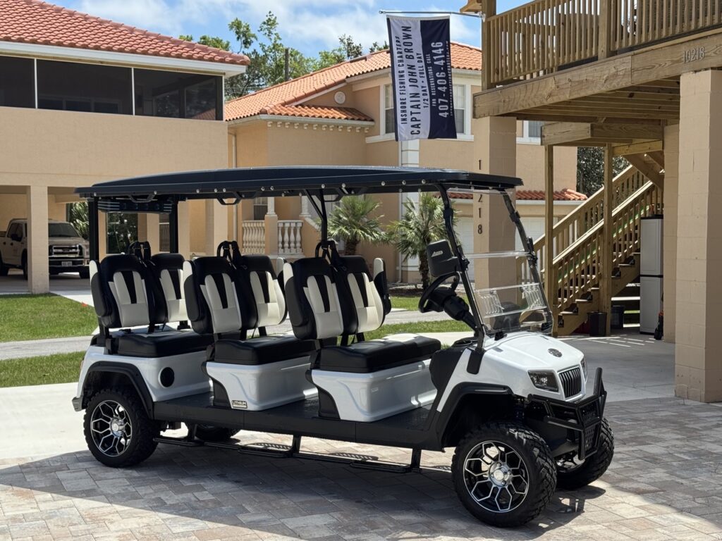 6 Seater Lithium Golf Cart Rentals in Homosassa | Homosassa-Rentals.com